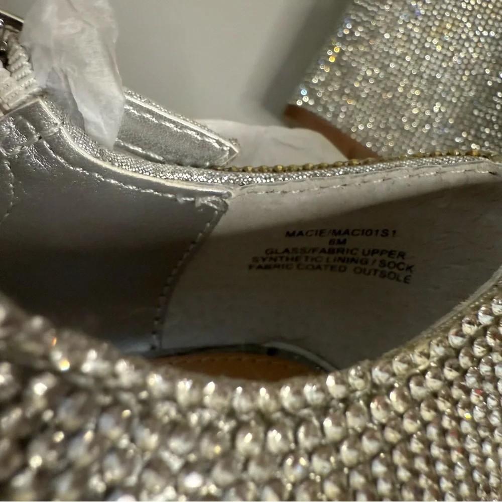 Steve Madden Macie Rhinestones Wedge Heels - Picture 8 of 8